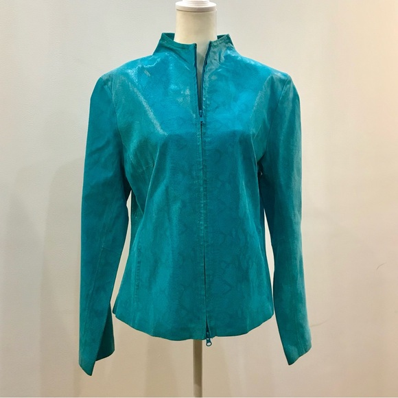 Vintage Express Vibrant Blue Women's Blazer. Size L. Excellent used condition - Picture 4 of 14